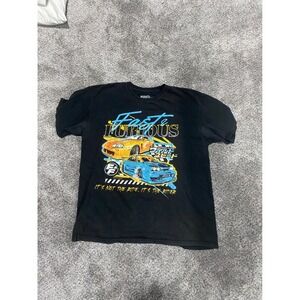 Fast and Furious Graphic T-Shirt Mens XL Black Supra Skyline Universal Studios